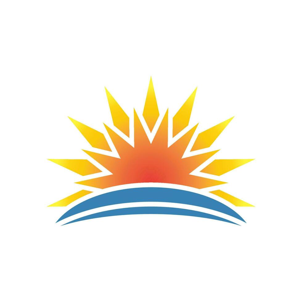 Sun vector illustration icon