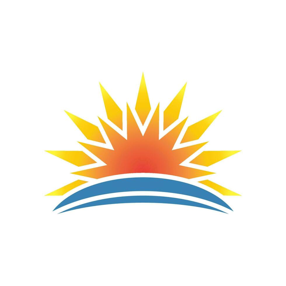 Sun vector illustration icon