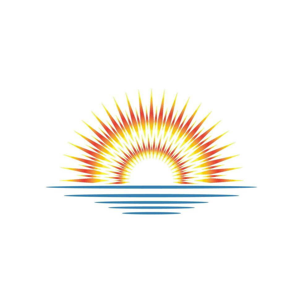 Sun vector illustration icon