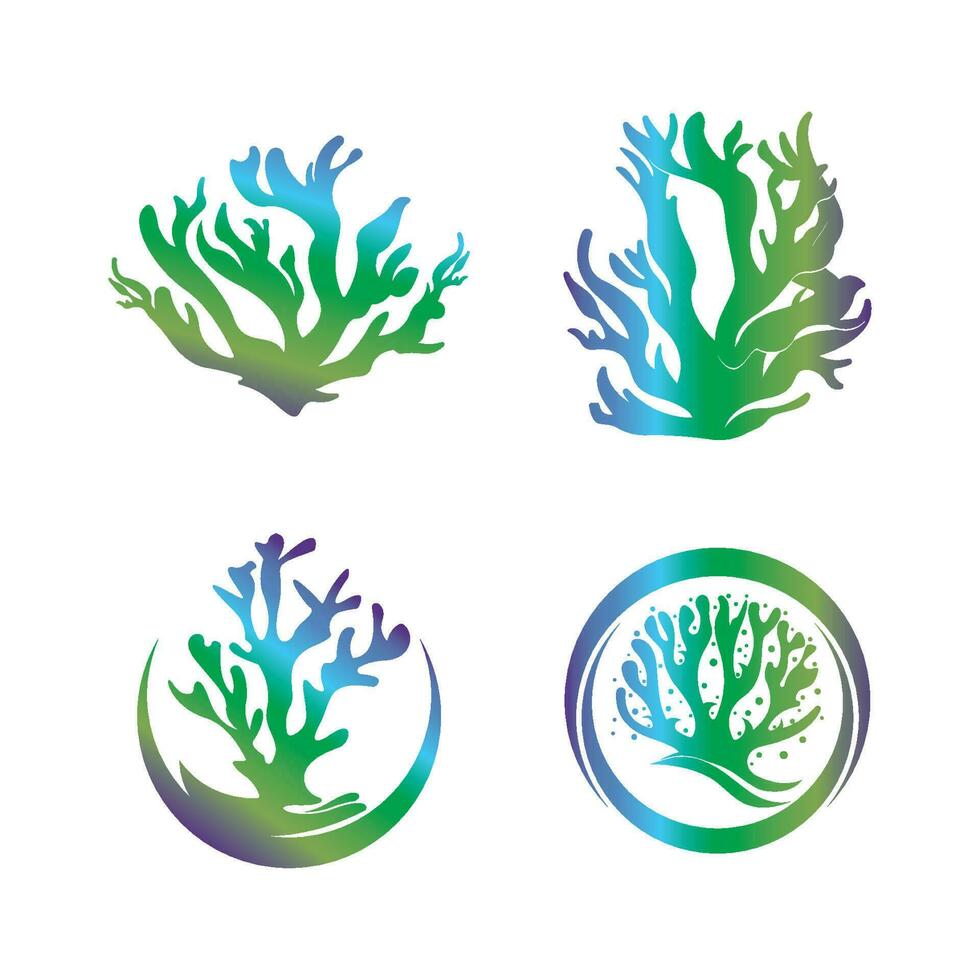 Corals icon logo design symbol illustration vector