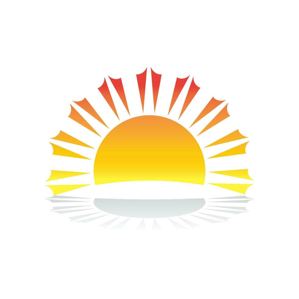 Sun vector illustration icon