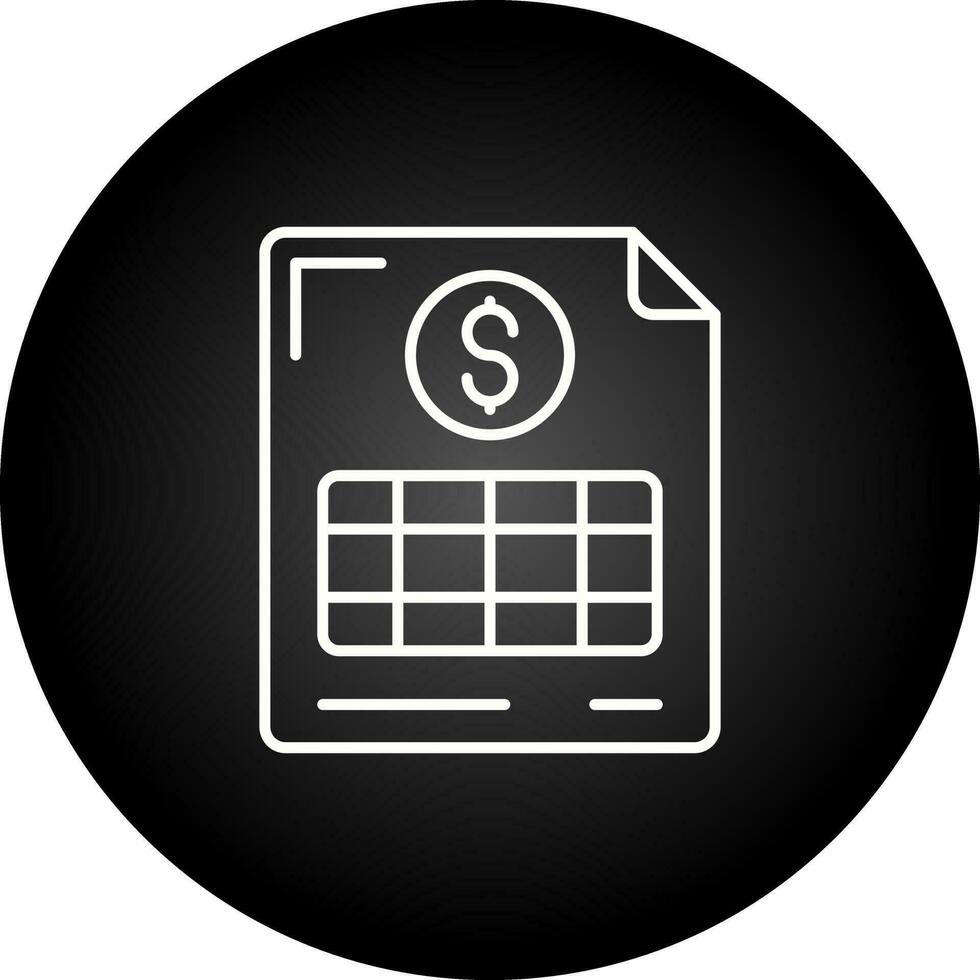 Invoice Vector Icon