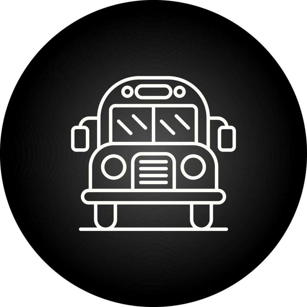 School Bus Vector Icon