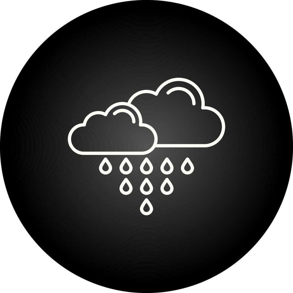 icono de vector de lluvia ácida