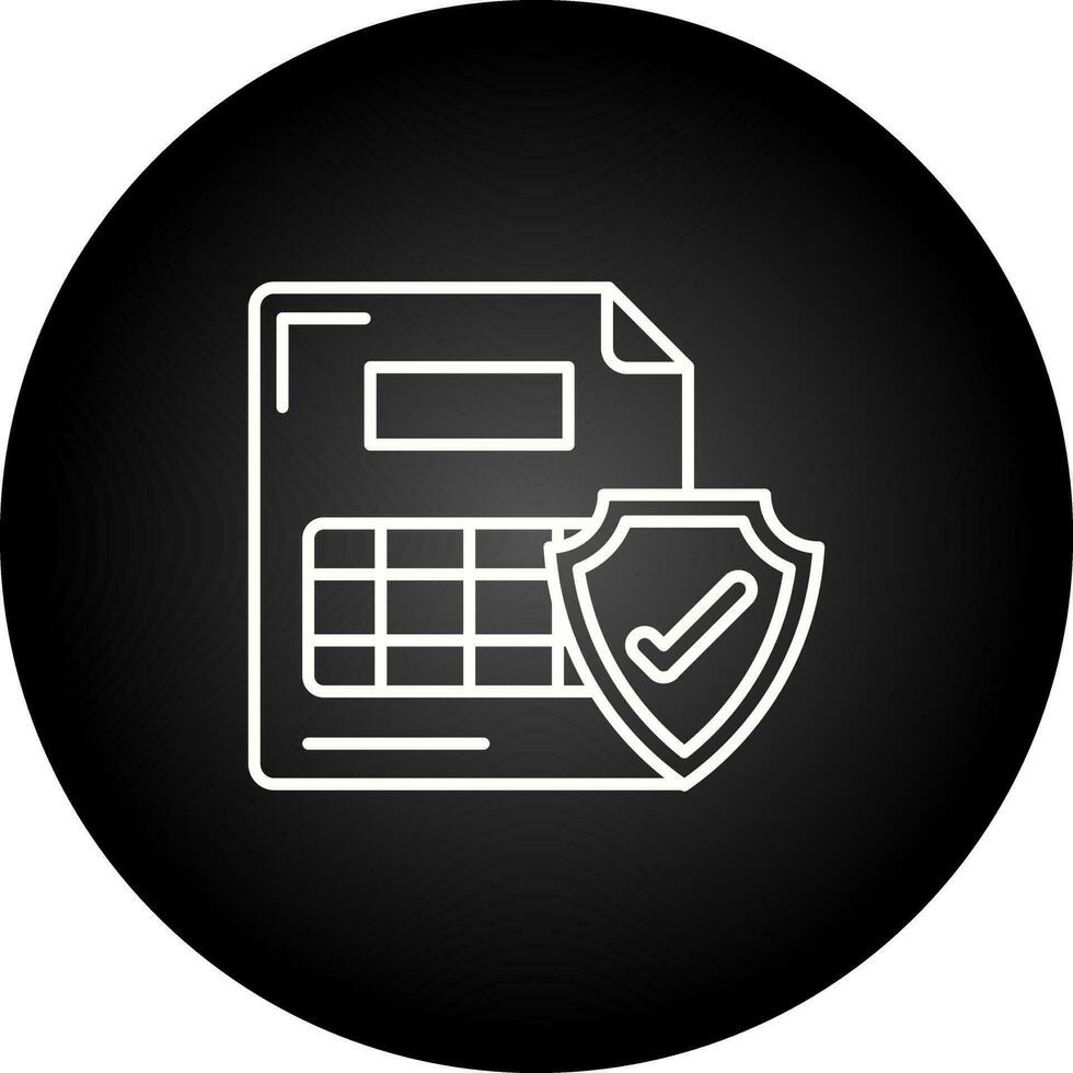 icono de vector confidencial