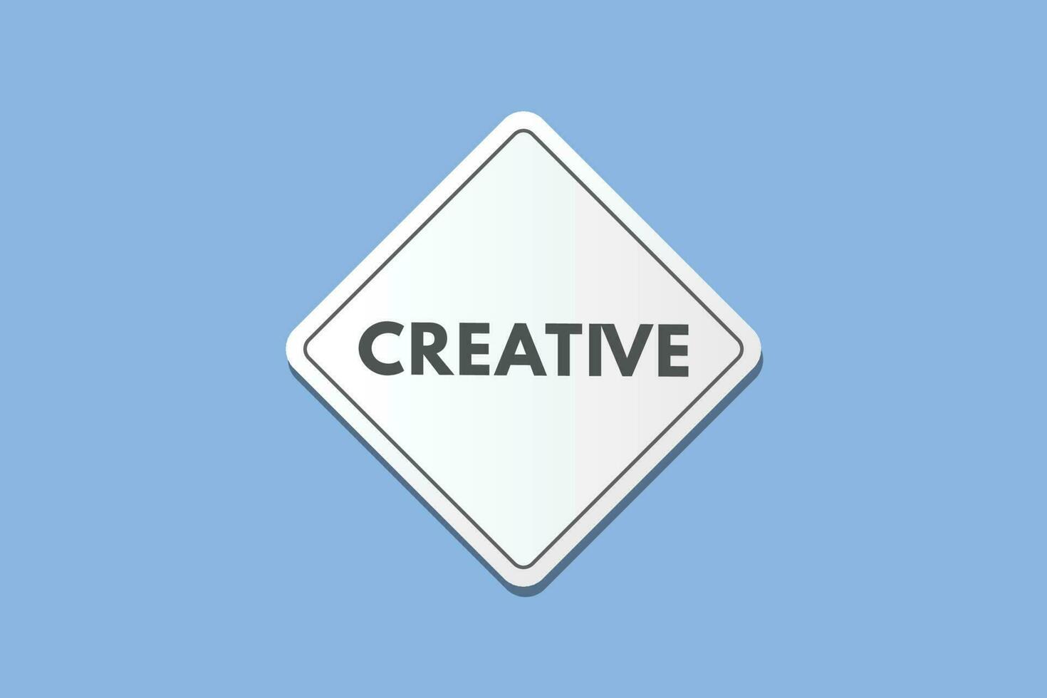 Creative text Button. Creative Sign Icon Label Sticker Web Buttons vector