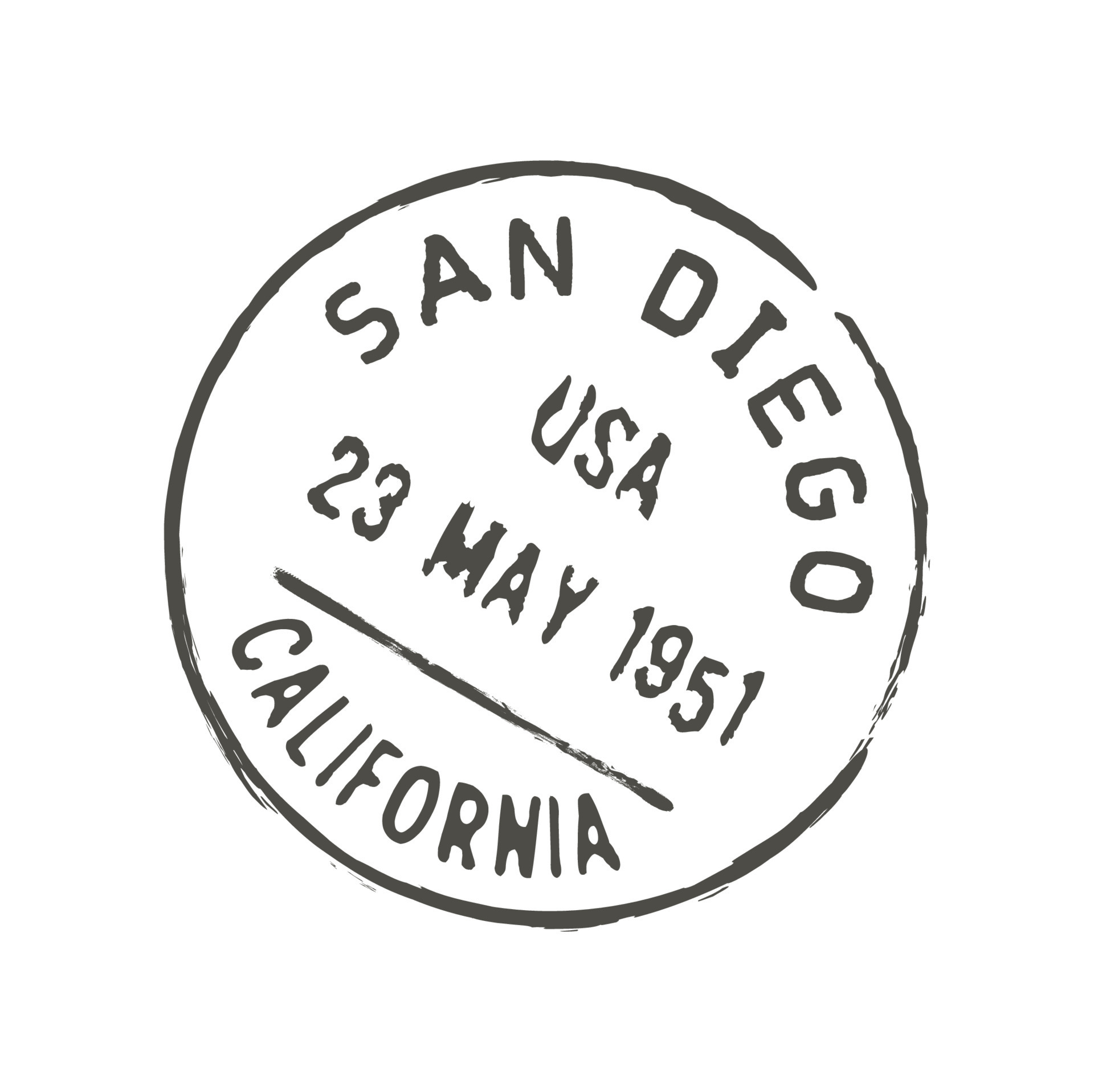 San Diego postage and United States postal stamp 23400100 Vector Art at