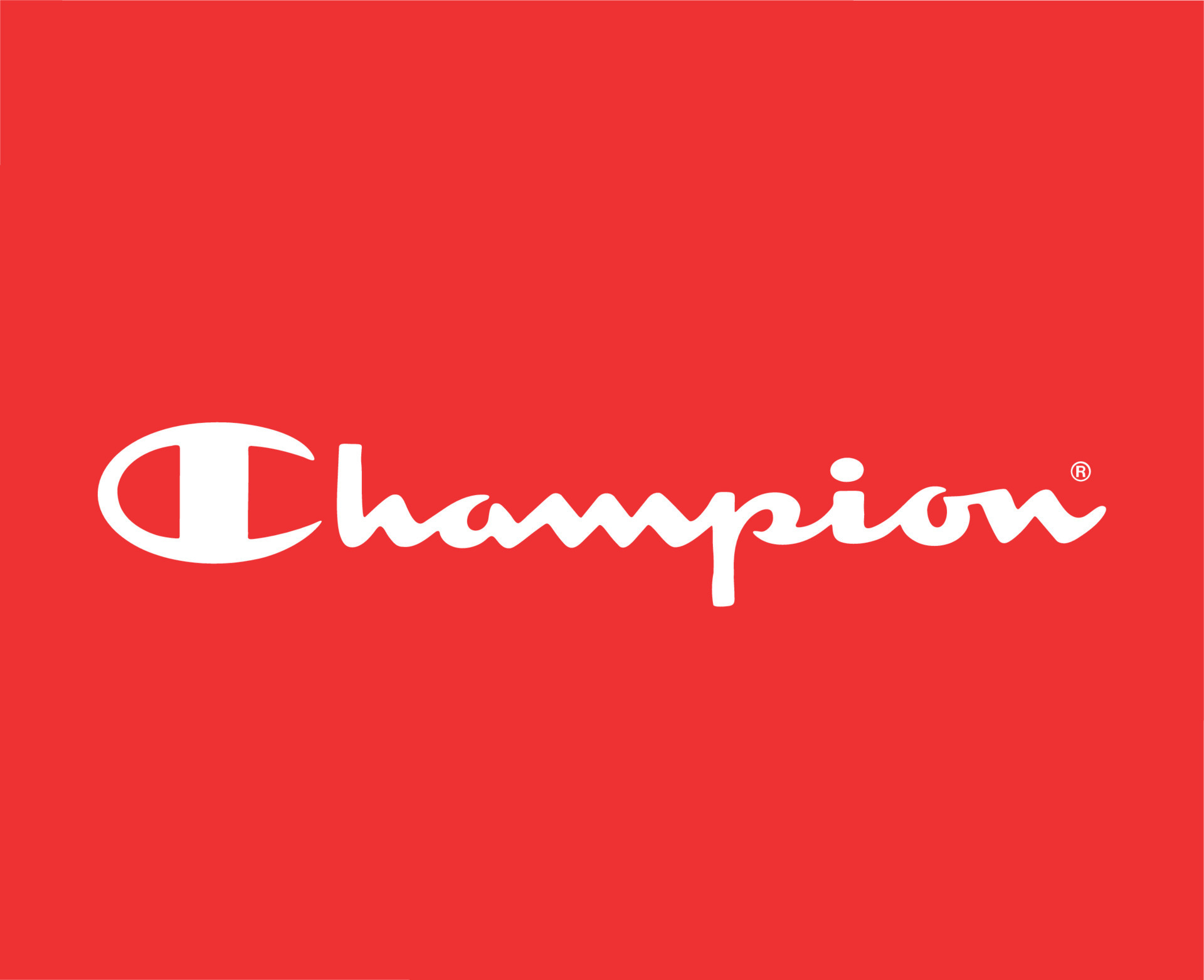 Champion Brand Clothes Name Logo Symbol White Design Sportwear Fashion Vector Illustration With