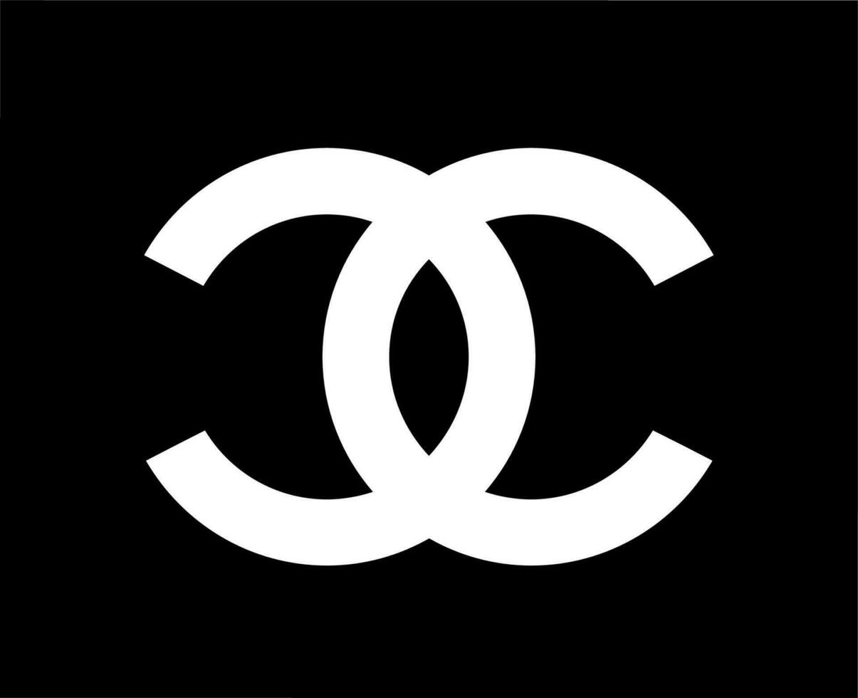 chanel marca logo símbolo diseño Moda ilustración con negro antecedentes 23400546 Vector en Vecteezy