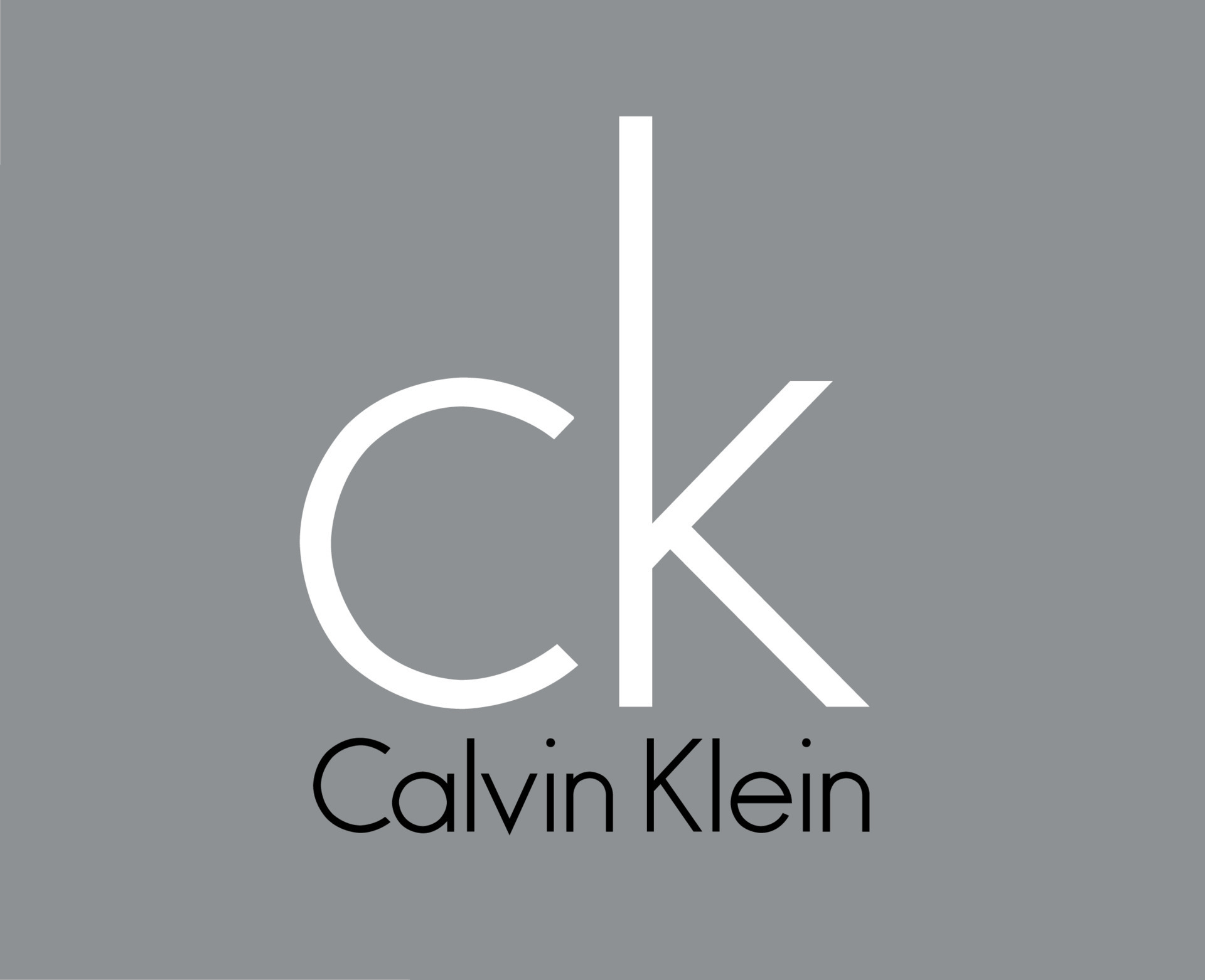 Calvin Klein Logo Symbol Brand Clothes With Name Design Fashion Vector  Illustration With Gray Background 23400609 Vector Art at Vecteezy