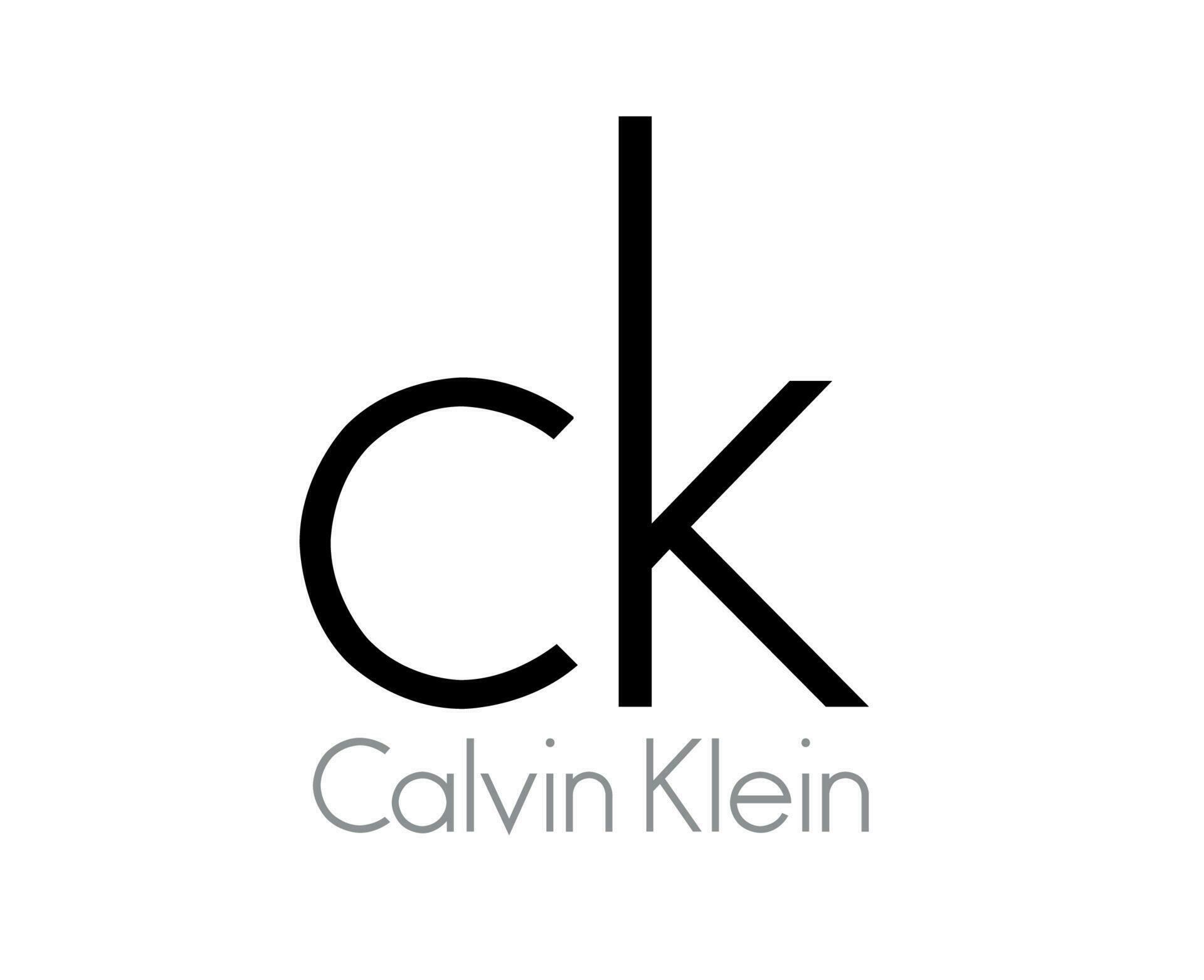 Calvin Klein Logo Brand Clothes Symbol With Name Design Fashion Vector ...