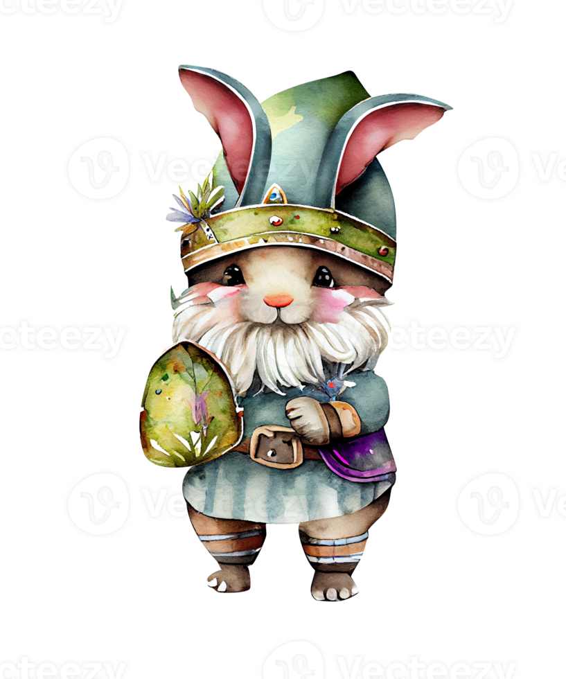 Gnomes Easter Day Watercolor png