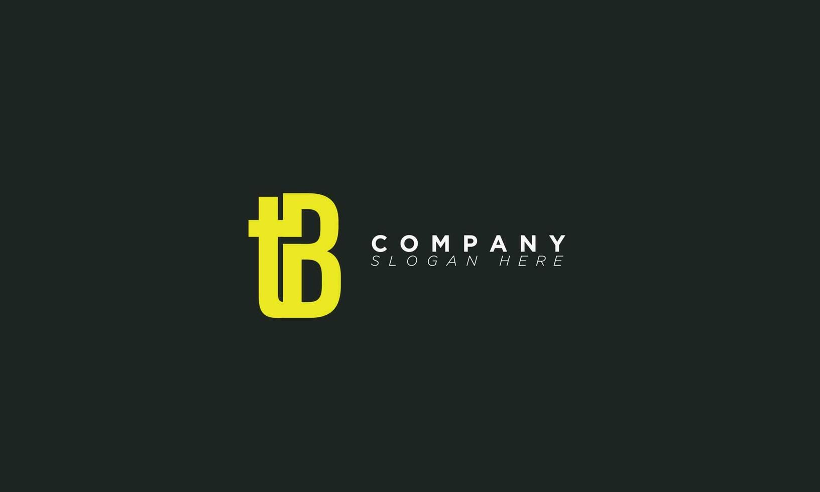 TB Alphabet letters Initials Monogram logo BT, T and B vector