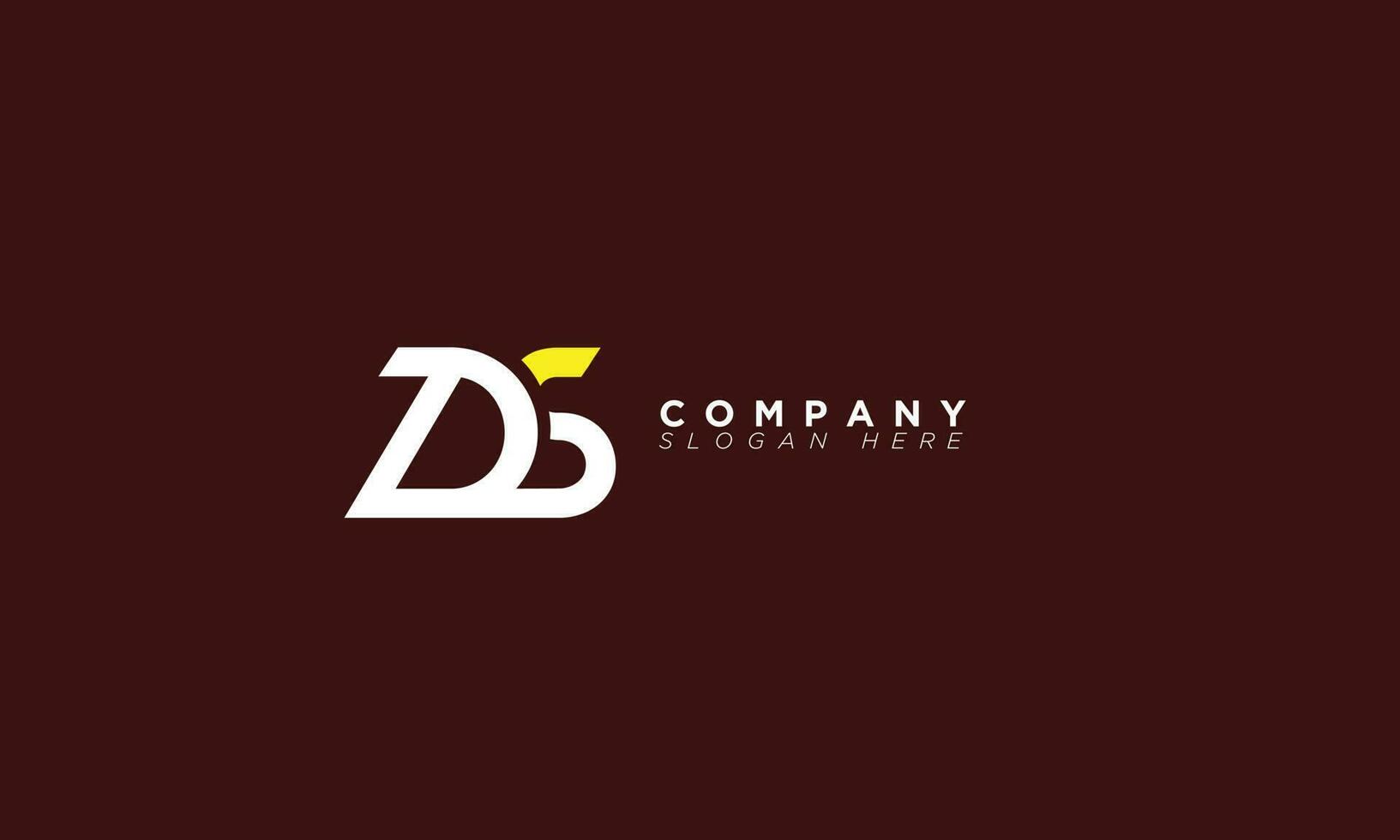 DS Alphabet letters Initials Monogram logo SD, D and S vector