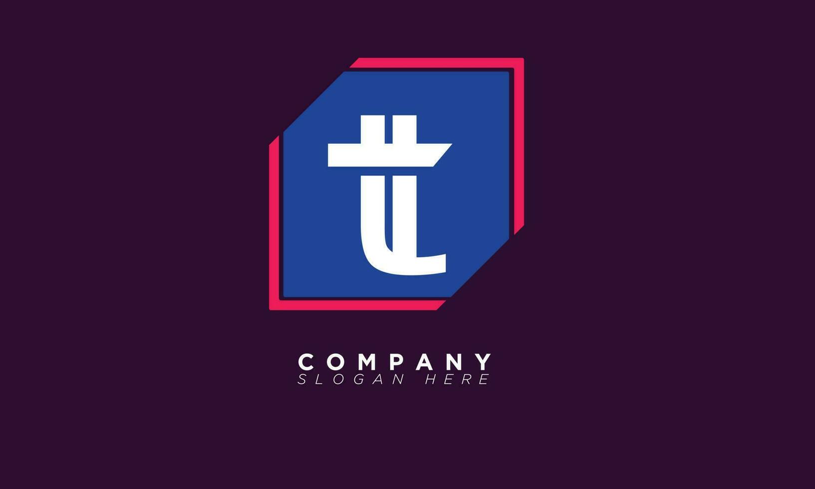 TT Alphabet letters Initials Monogram logo vector