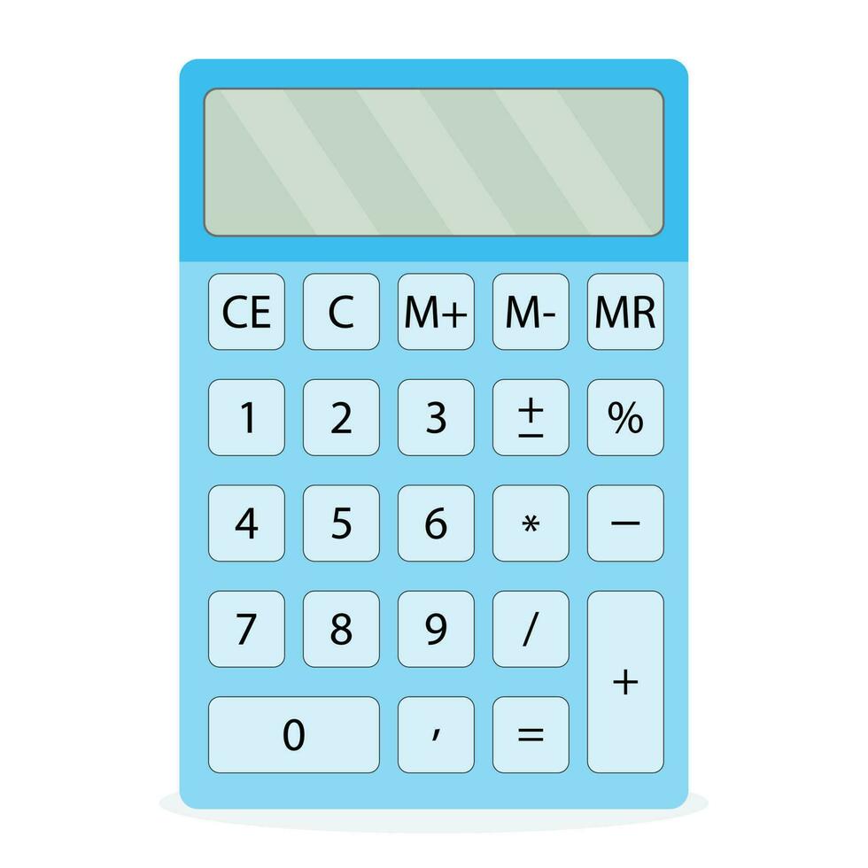Device calculator isolated vector