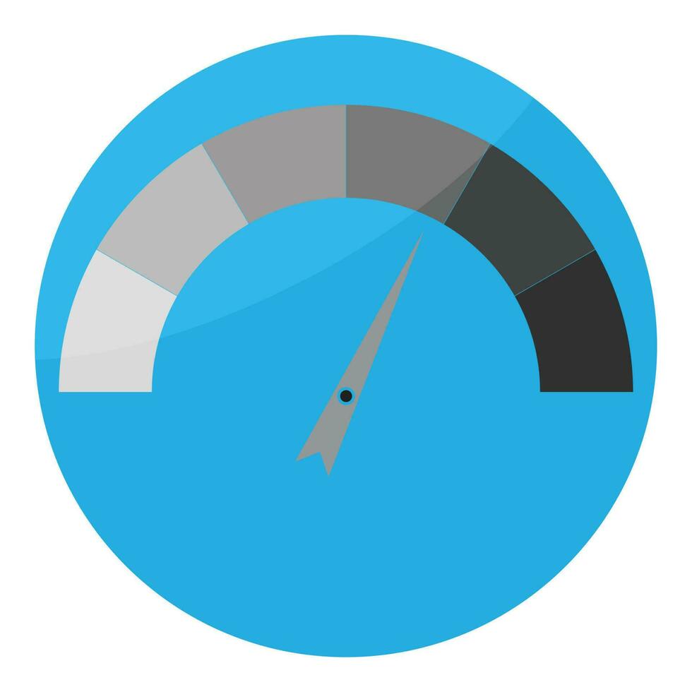 Indicator spectrum glossy icon vector