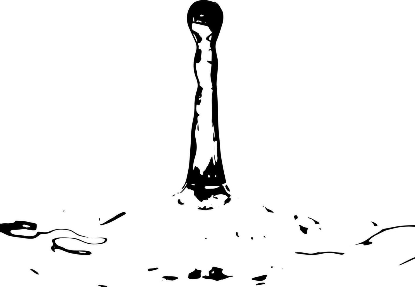 Rustic splash vector texture. Abstract background. Weathered surface and shape. Dirty and damaged backdrop.