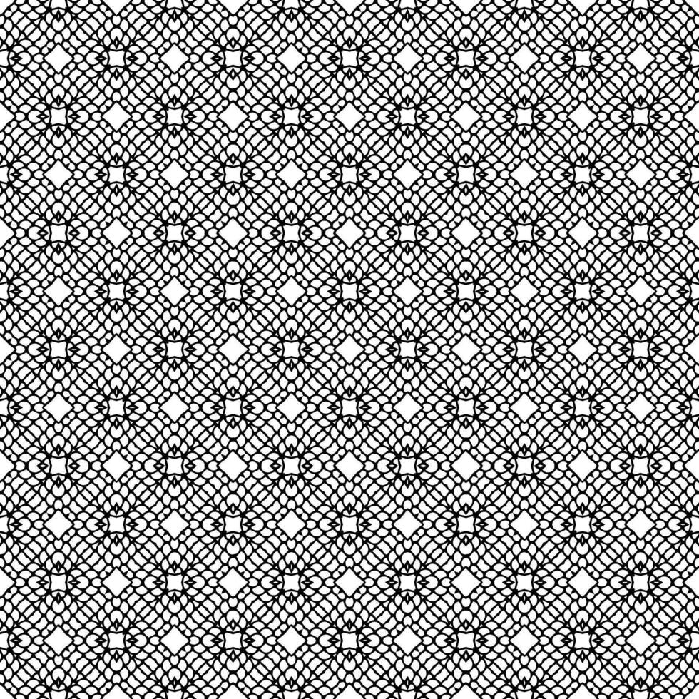 Black and white seamless pattern texture. Greyscale ornamental graphic design. vector
