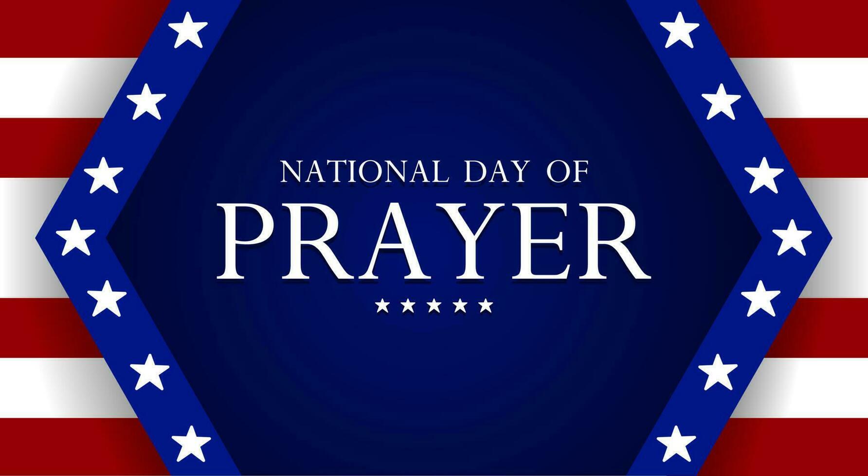 National day of prayer in United States. Suitable for Poster, Banners