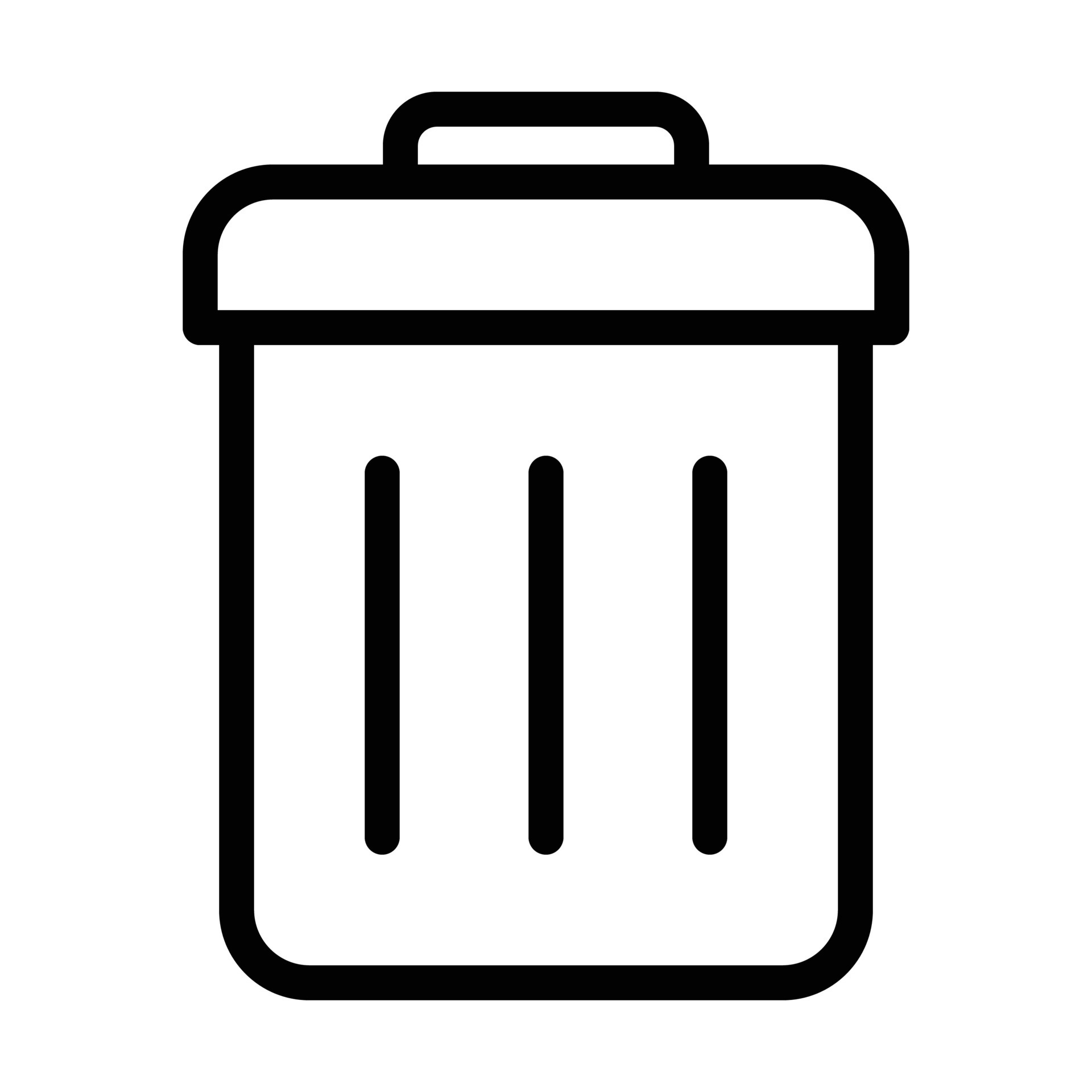 Trash Bin icon 23402392 Vector Art at Vecteezy
