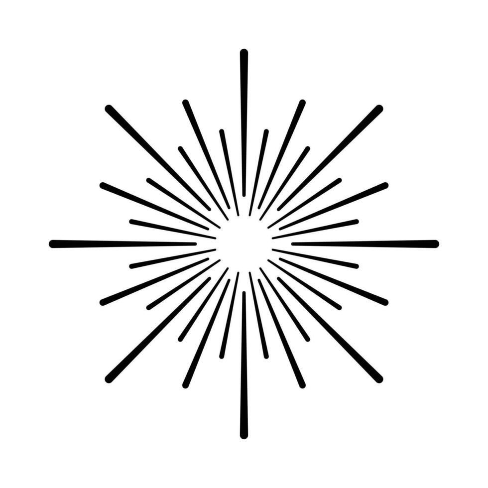 Sunbrust vector icon