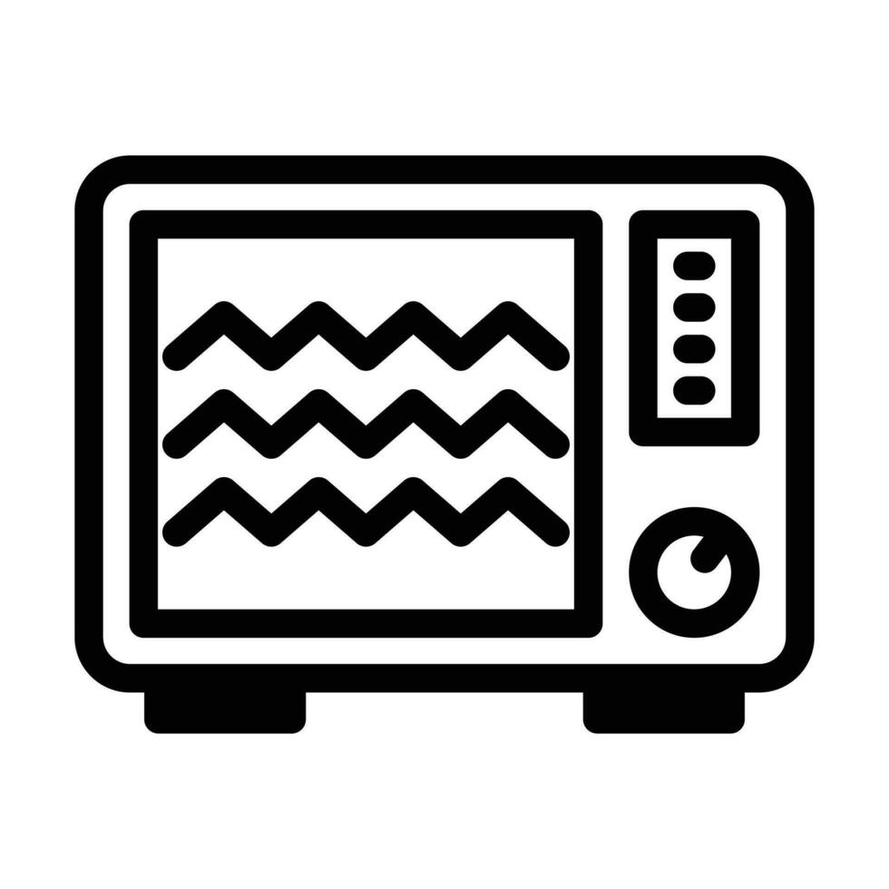 Microwave vector icon