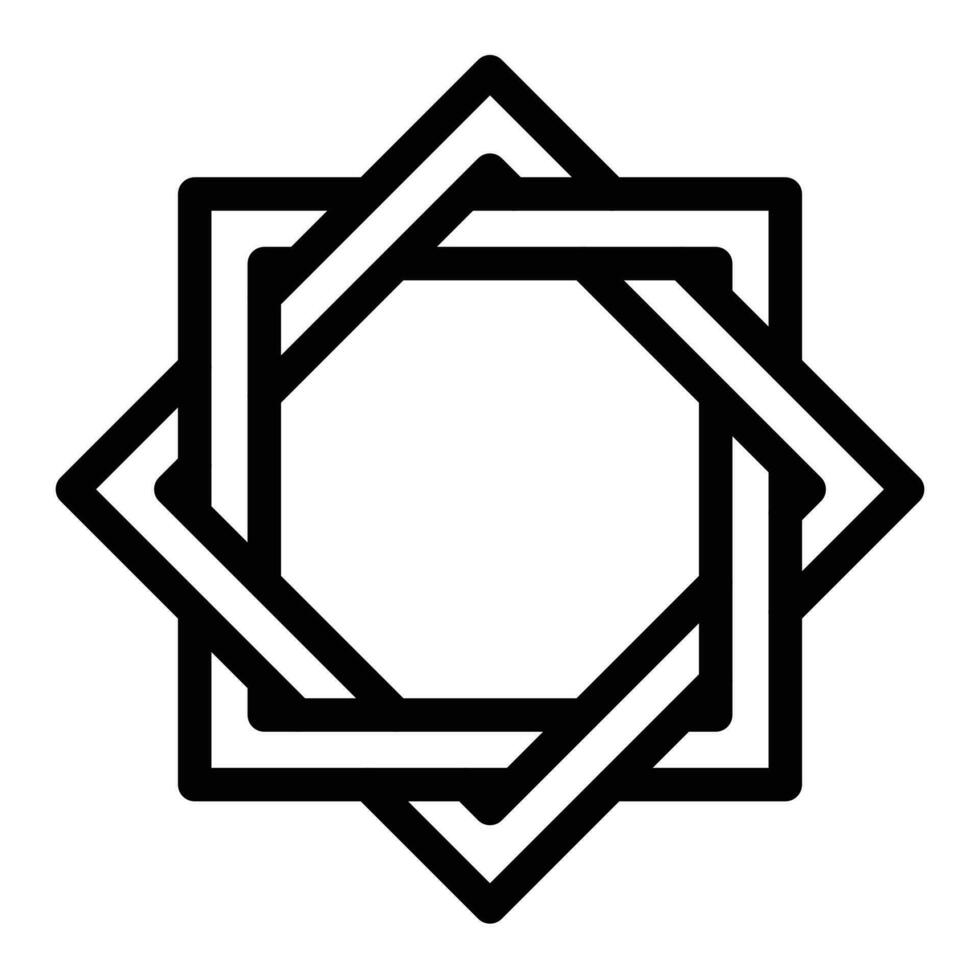 islamic ornament vector icon