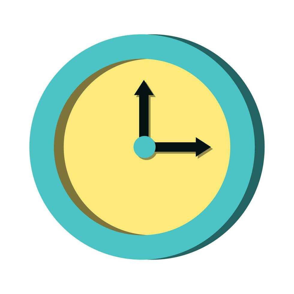 Clock vector icon