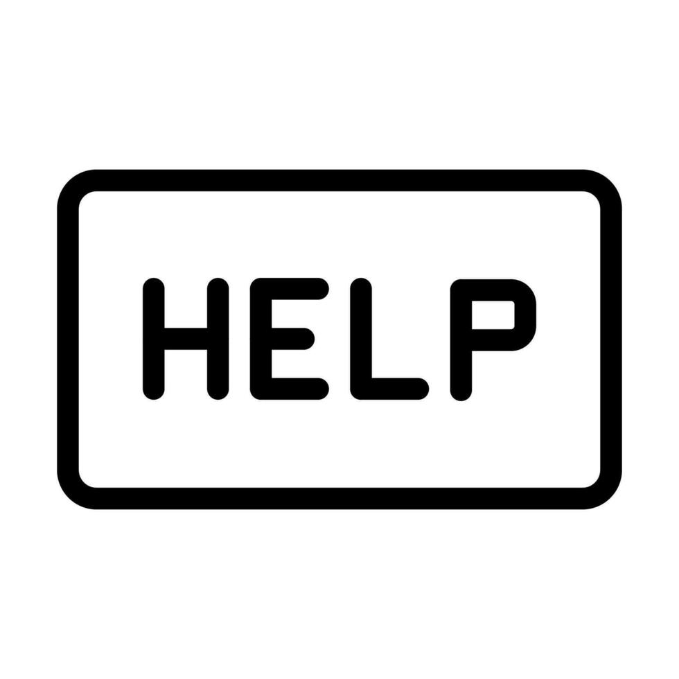 Help outline icon vector