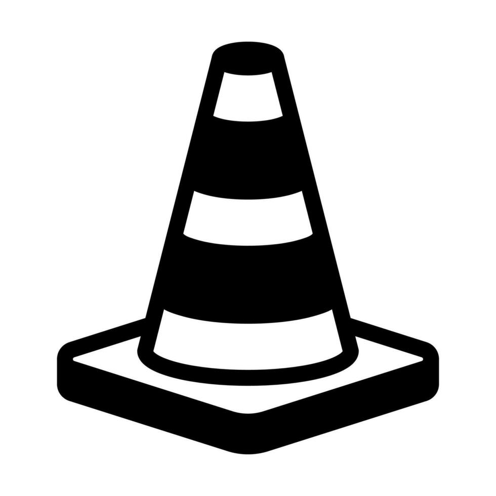 Cone vector icon