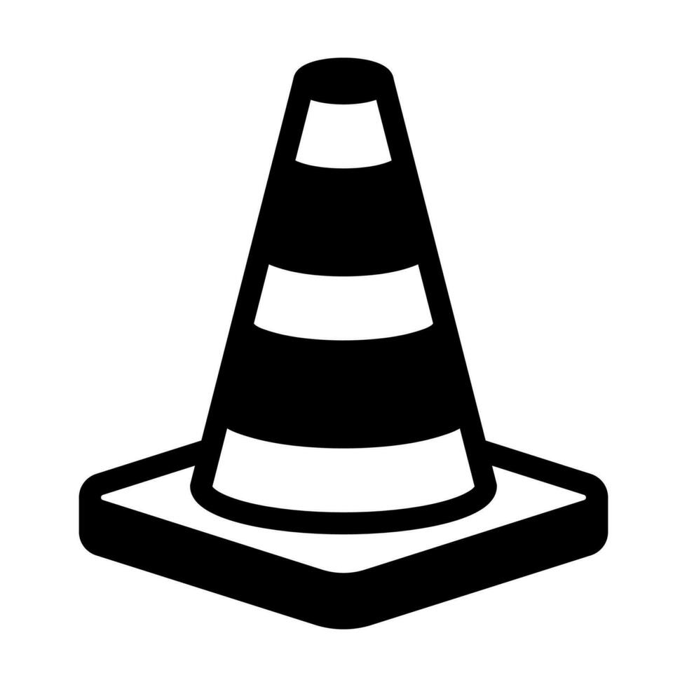 Cone vector icon