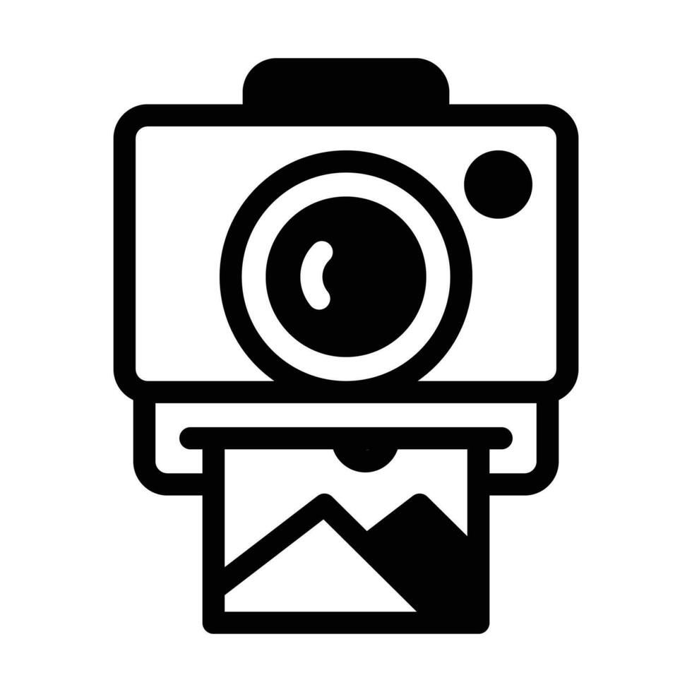 Photo camera icon vector