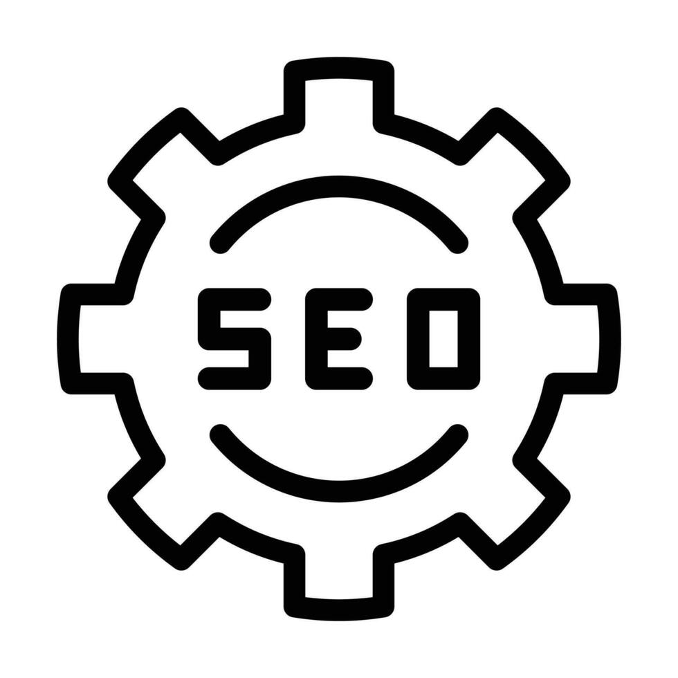 seo ajuste icono vector