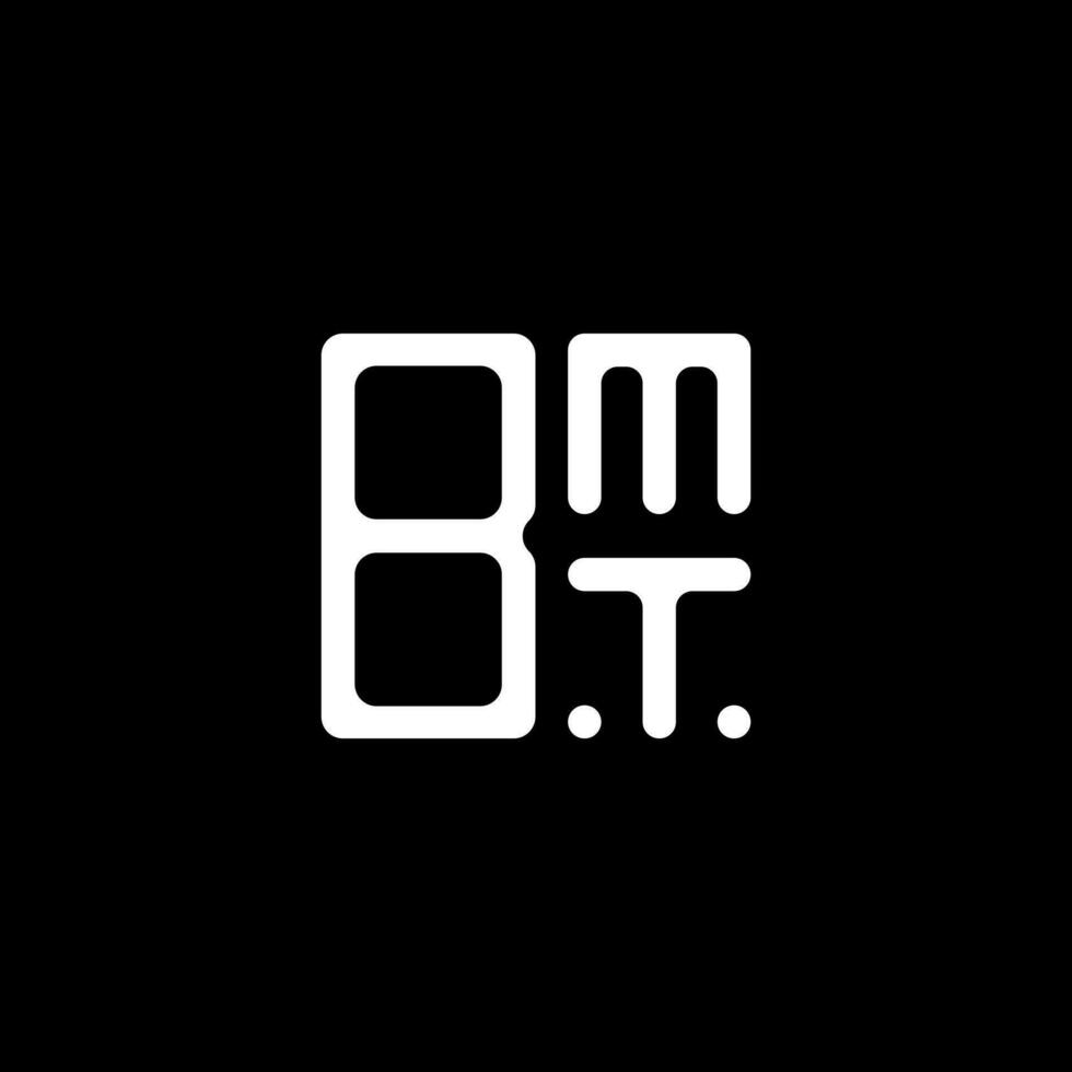 diseño creativo del logotipo de la letra bmt con gráfico vectorial, logotipo simple y moderno de bmt. vector