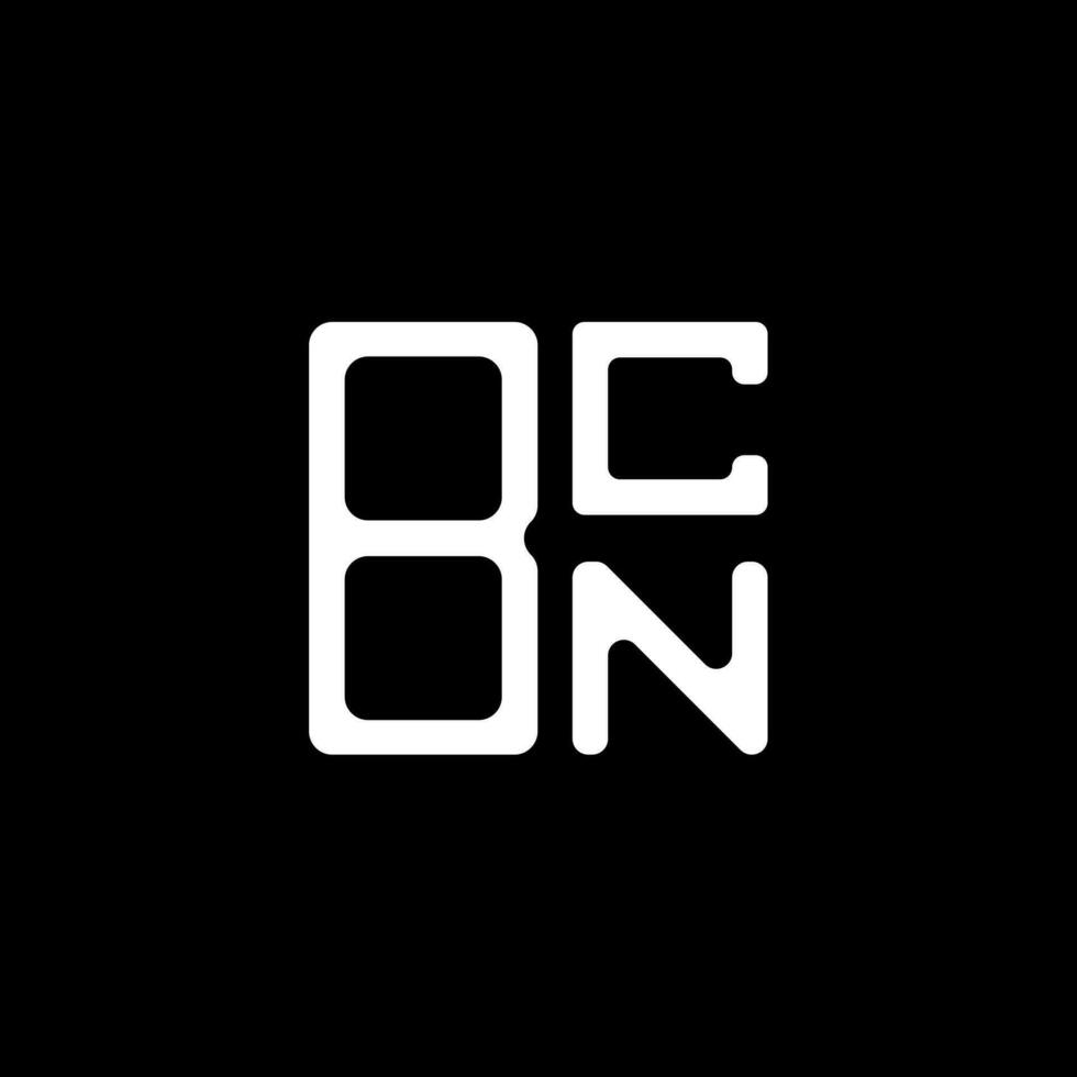 Diseño creativo del logotipo de la letra bcn con gráfico vectorial, logotipo simple y moderno de bcn. vector