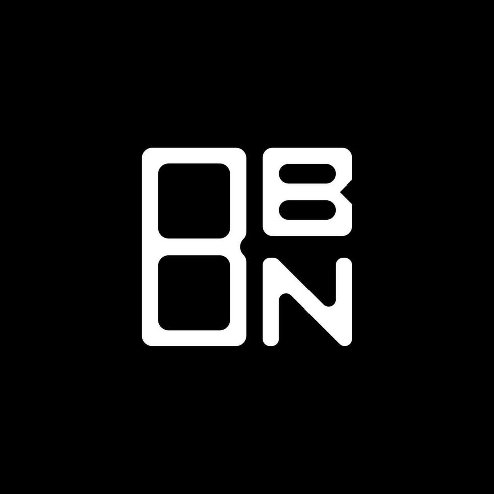 Diseño creativo del logotipo de la letra bbn con gráfico vectorial, logotipo simple y moderno de bbn. vector