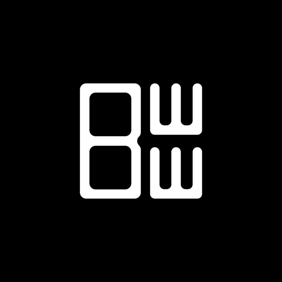 BWW letter logo creative design with vector graphic, BWW simple and modern logo.
