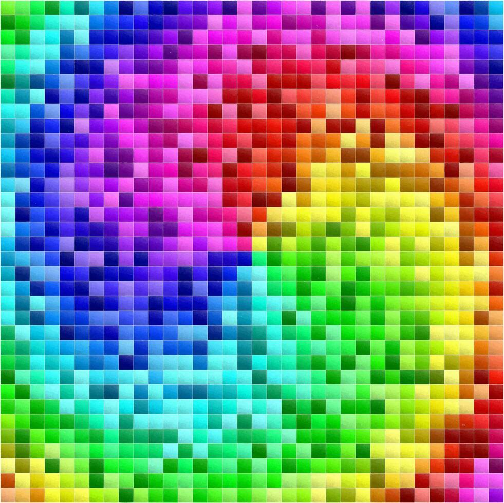 resumen arco iris mosaico. contento lgbtq comunidad orgullo mes. tema vector modelo