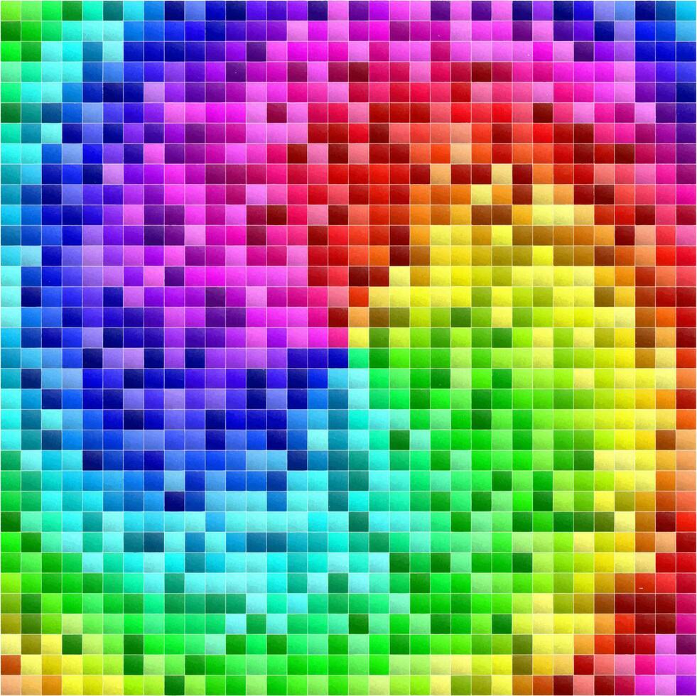 Abstract rainbow mosaic. Happy LGBTQ Community Pride Month. Theme vector template