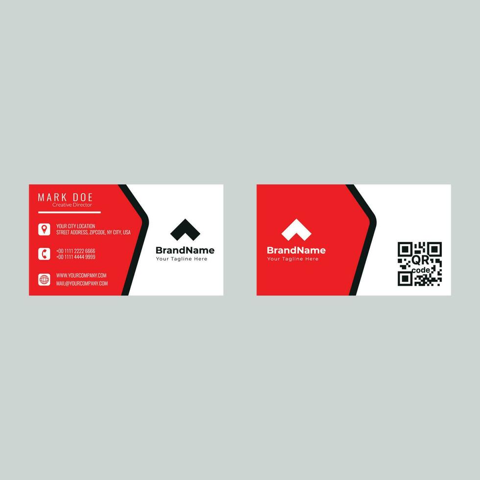 Business card design. vector