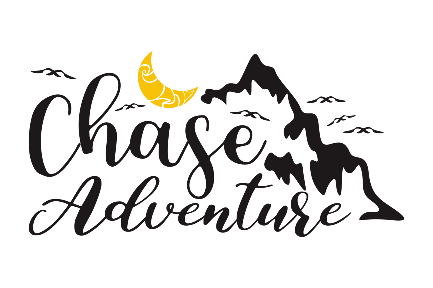 Adventure Quote - Chase Adventure png