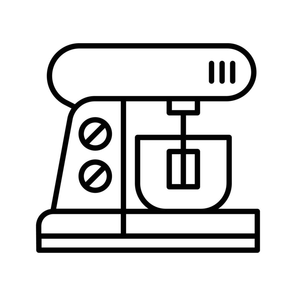 Mixer vector outline icon . . Simple stock illustration stock