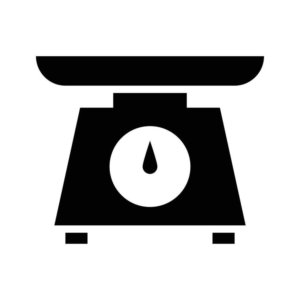 Scale vector Solid  icon . . Simple stock illustration stock