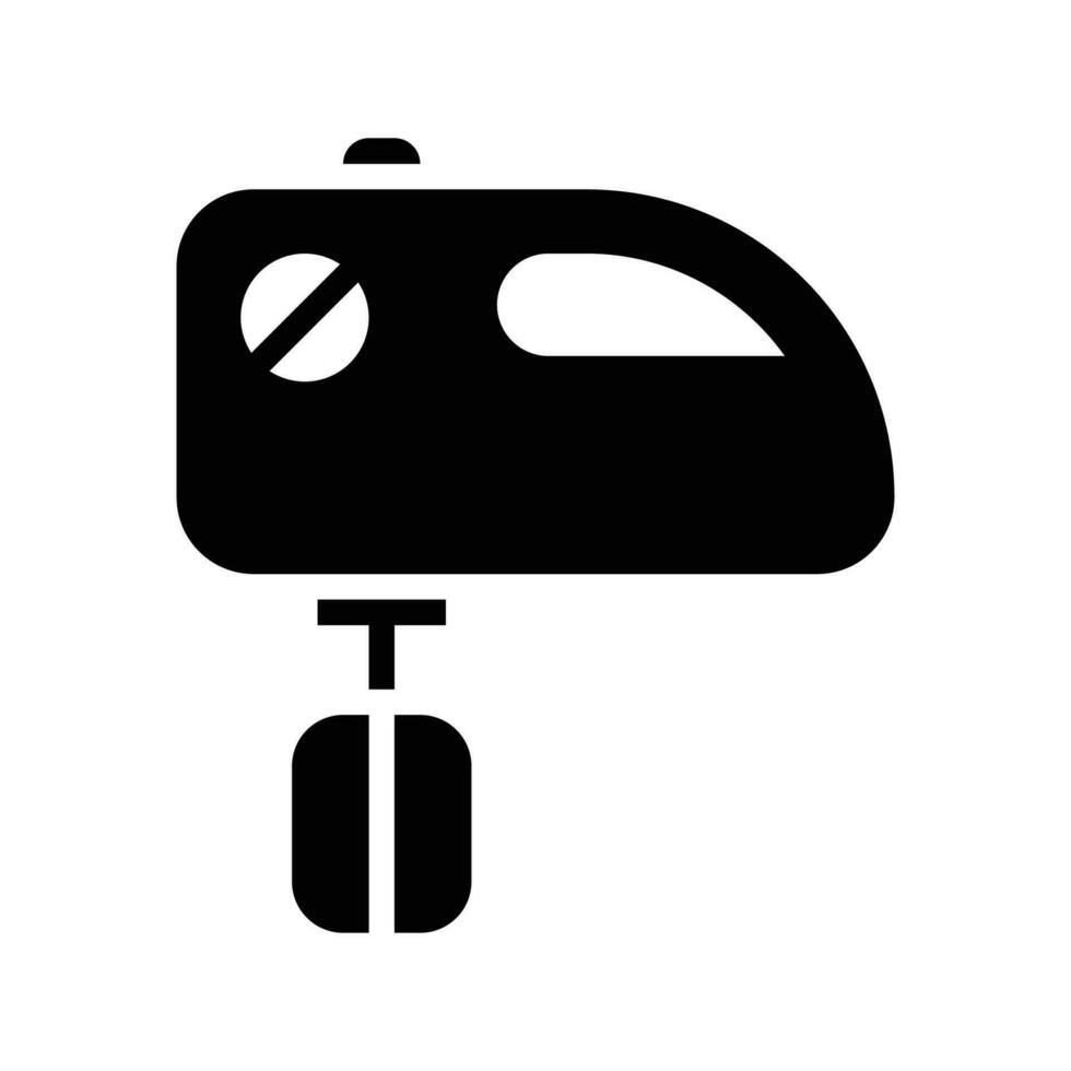 Hand Mixer vector Solid  icon . Simple stock illustration stock