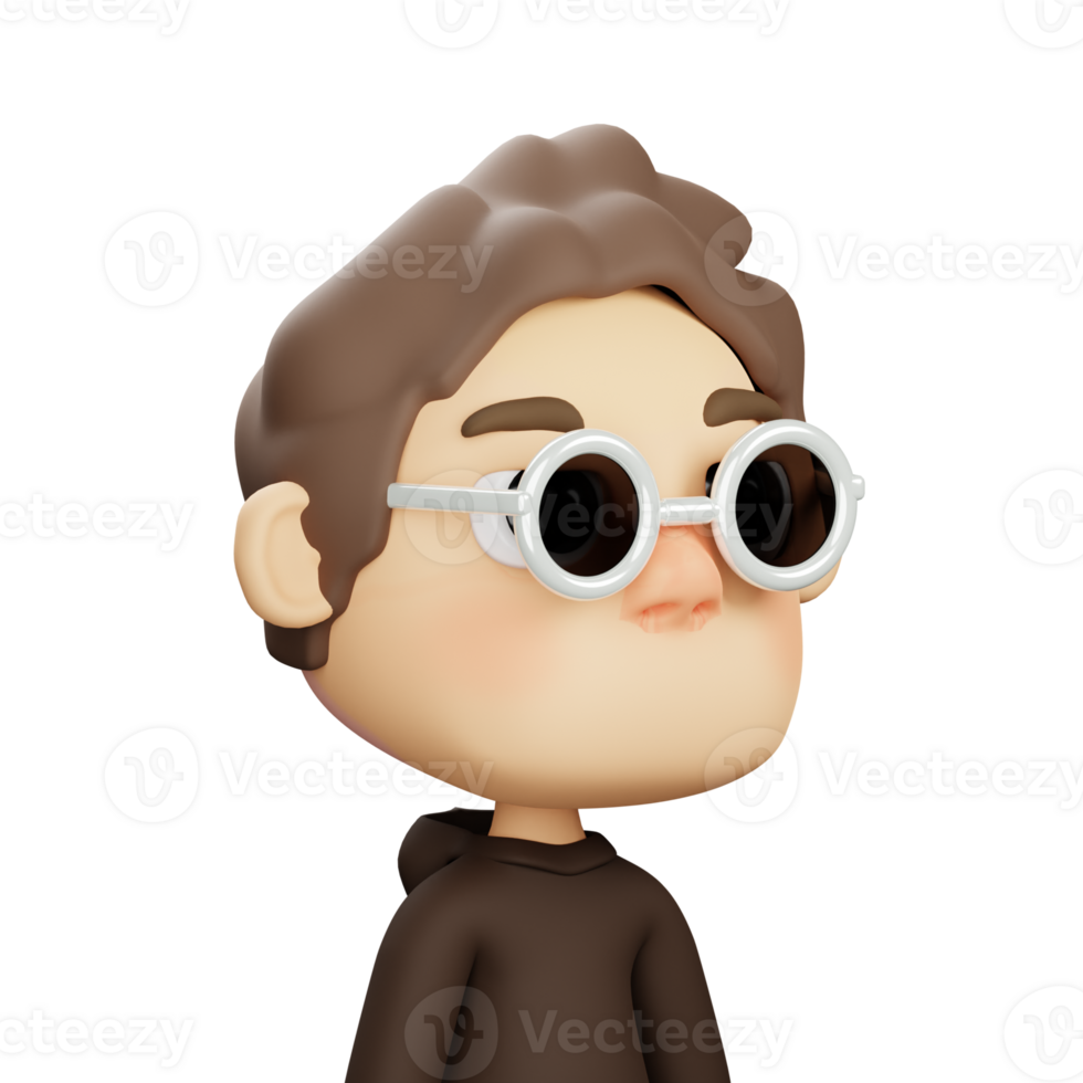 3D Cool Avatar png