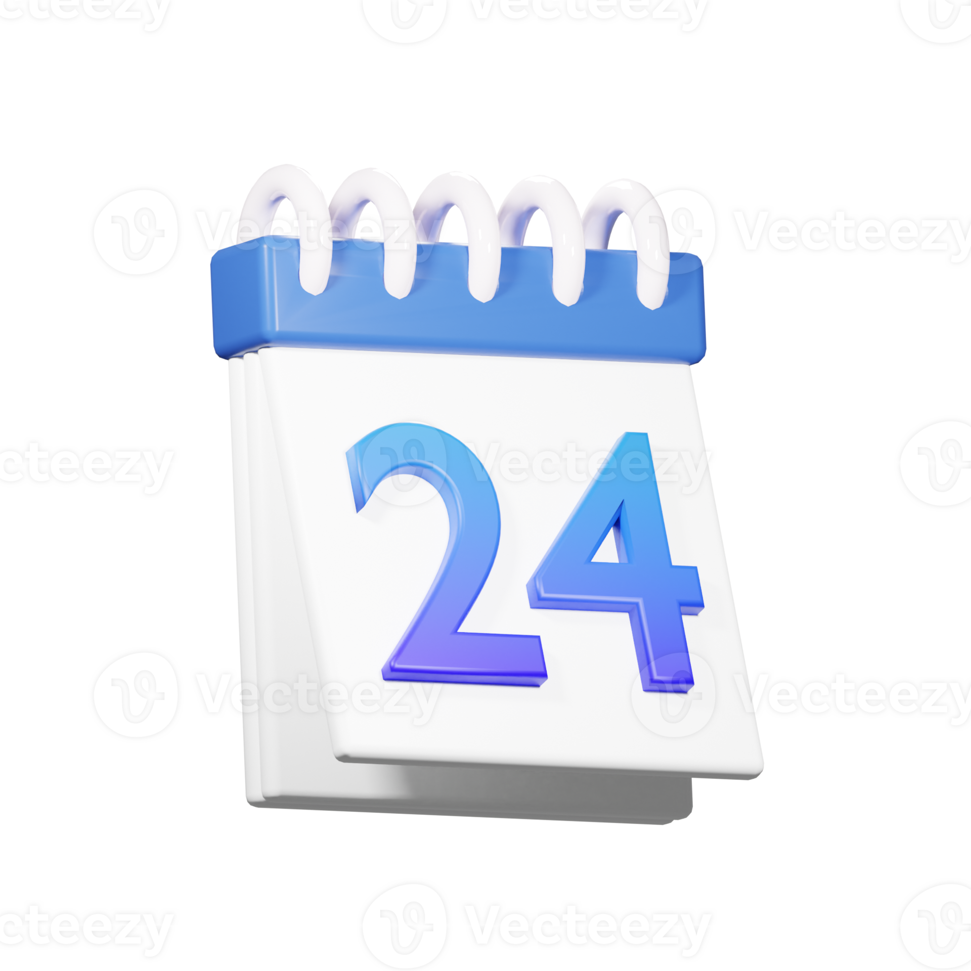 3D 24 Date Icon 23404828 PNG