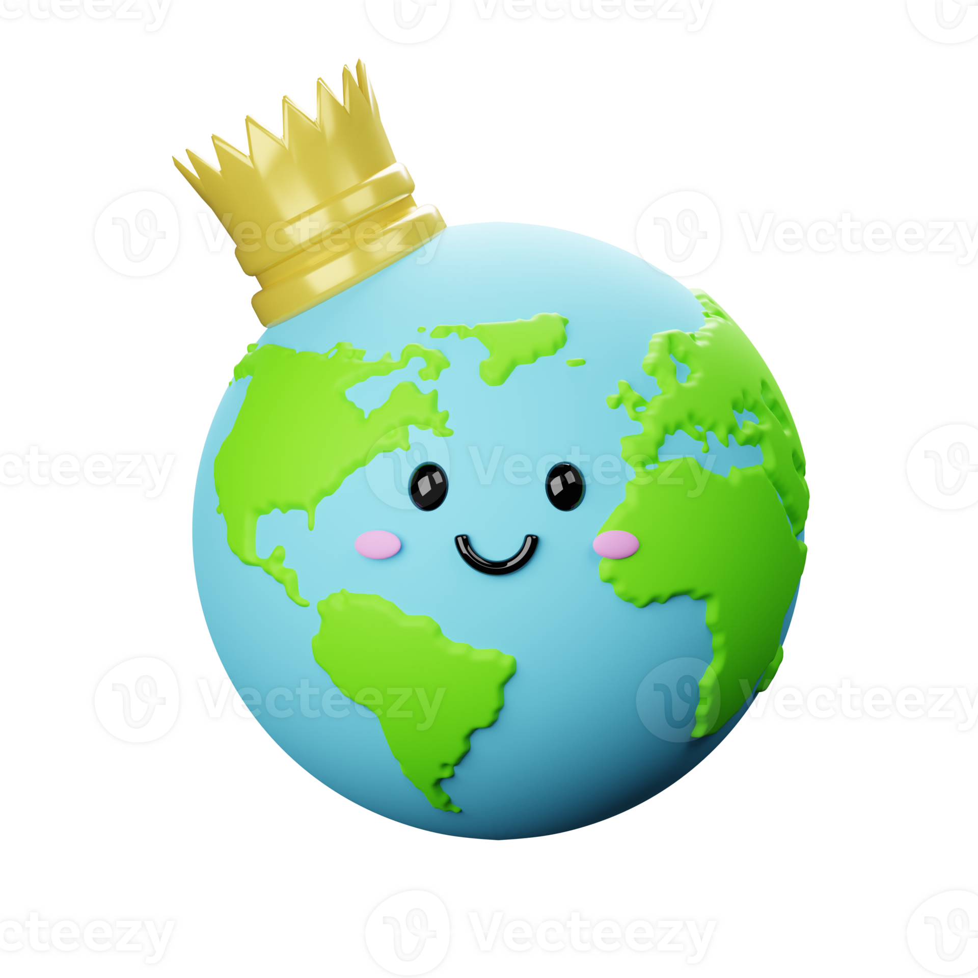 3D King Earth Character 23404852 PNG