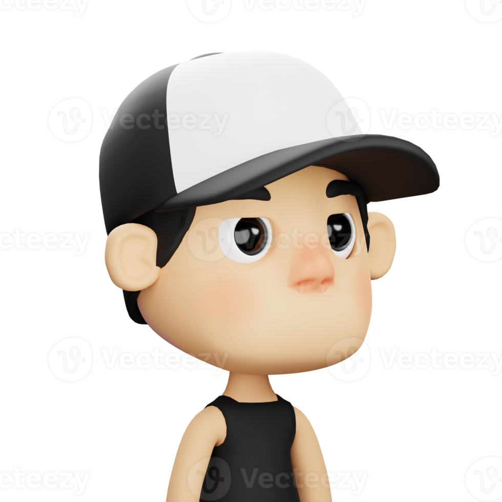 3D Man Avatar png