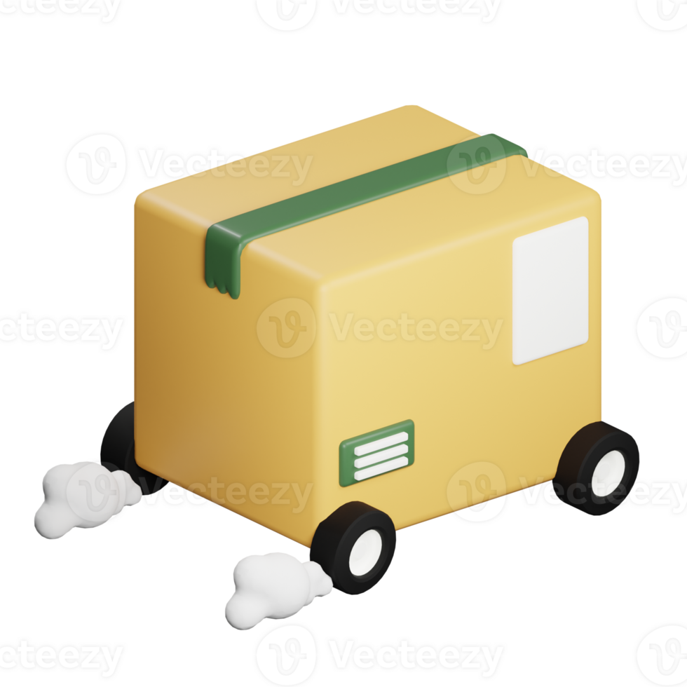 3D Package Delivery png